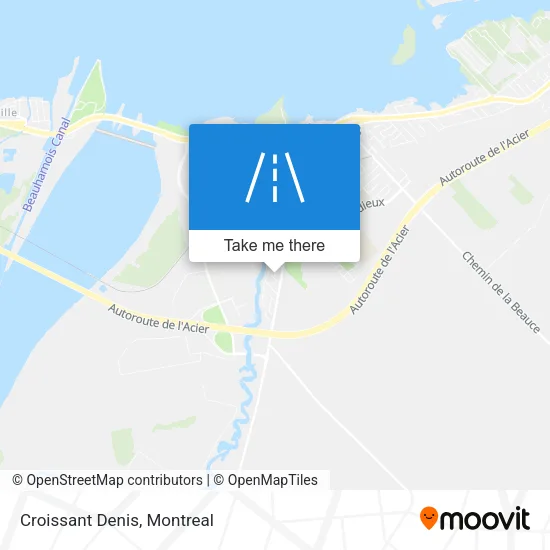 Croissant Denis map