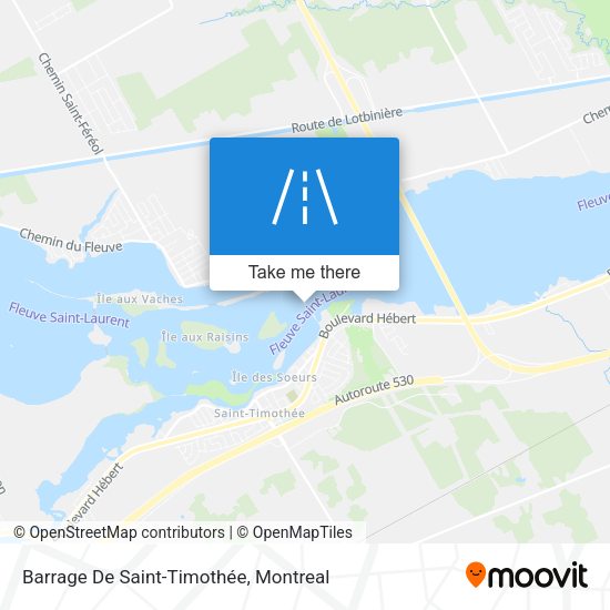 Barrage De Saint-Timothée map