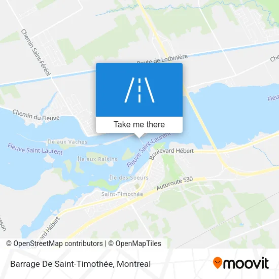 Barrage De Saint-Timothée map