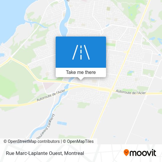 Rue Marc-Laplante Ouest map