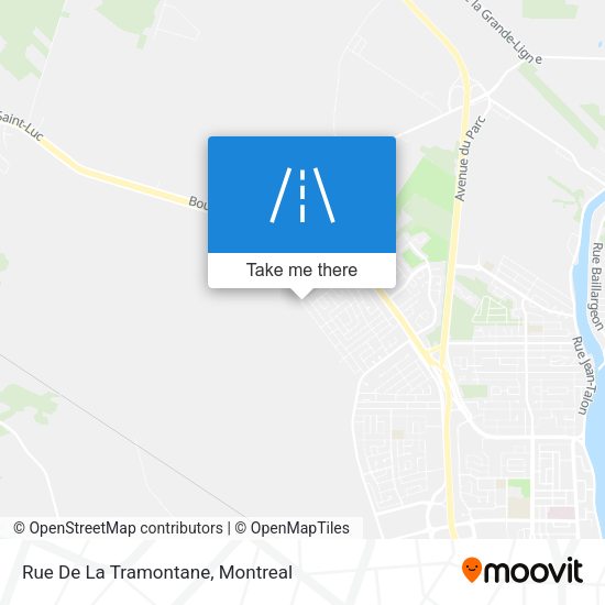 Rue De La Tramontane map