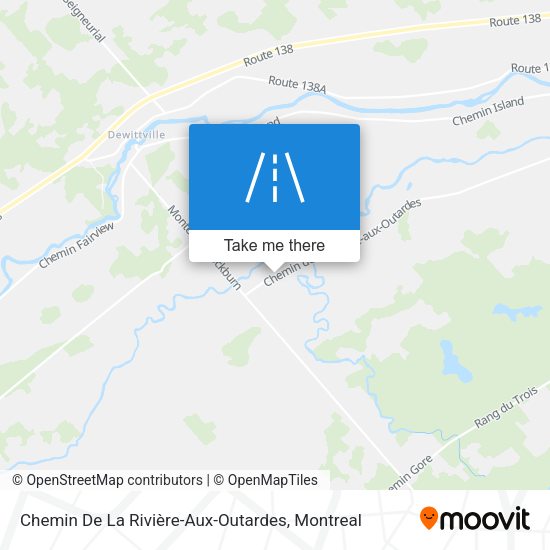 Chemin De La Rivière-Aux-Outardes map