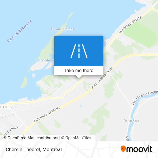 Chemin Théoret map
