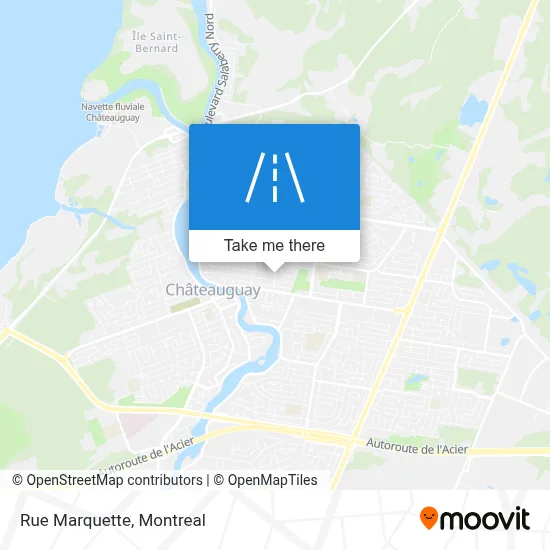 Rue Marquette map