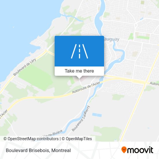 Boulevard Brisebois map