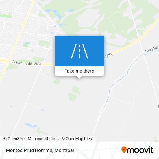 Montée Prud'Homme map