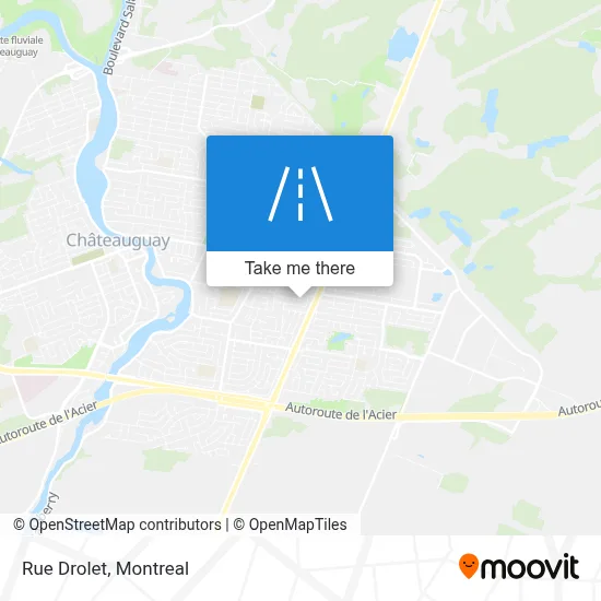 Rue Drolet map