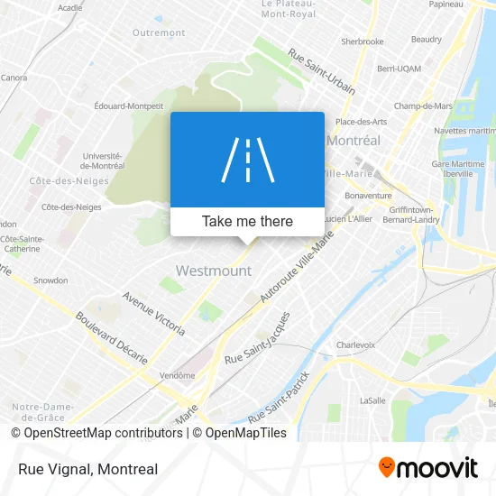 Rue Vignal map