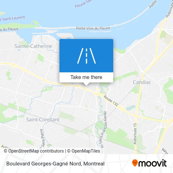 Boulevard Georges-Gagné Nord map