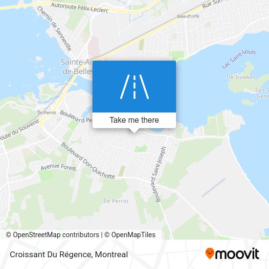 Croissant Du Régence map