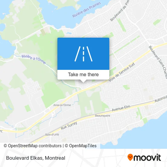 Boulevard Elkas map