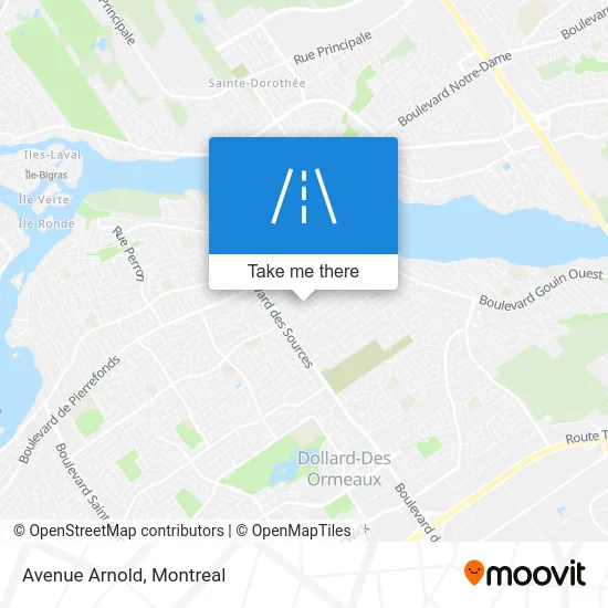Avenue Arnold map