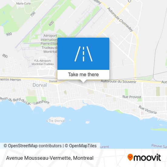Avenue Mousseau-Vermette map