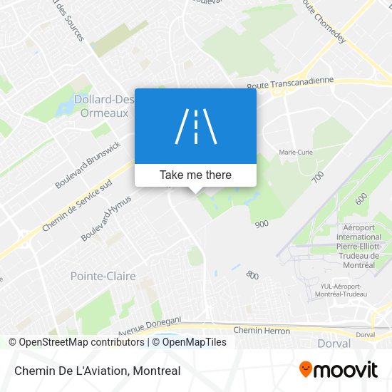 Chemin De L'Aviation map