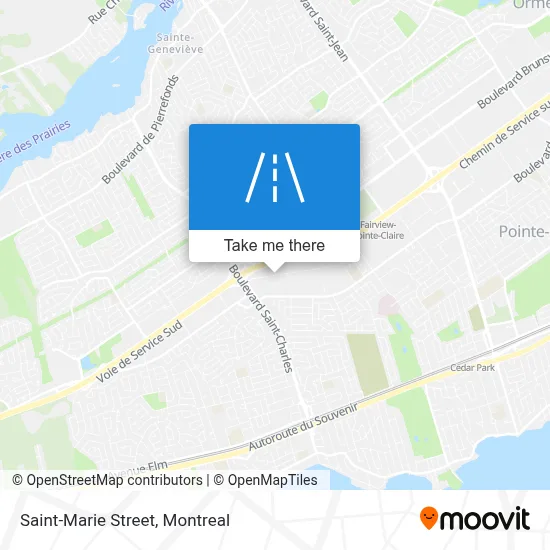 Rue Sainte-Marie map