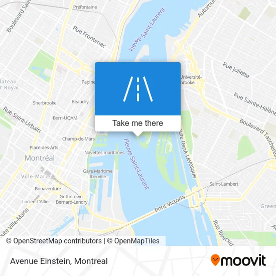 Avenue Einstein map