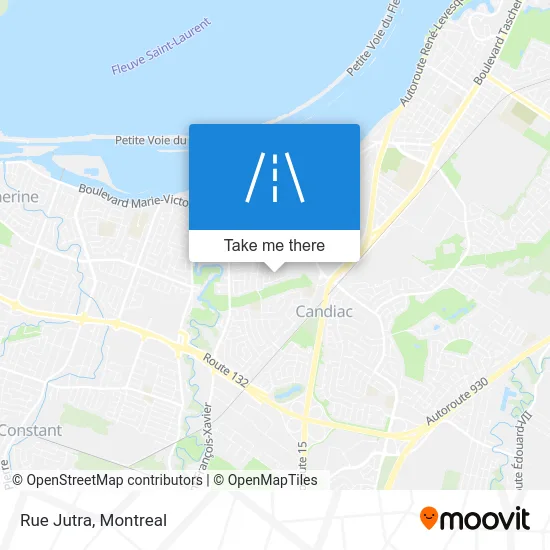 Rue Jutra map