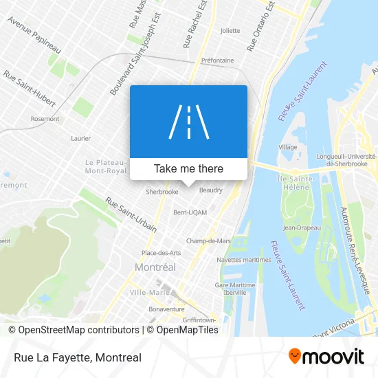 Rue La Fayette map