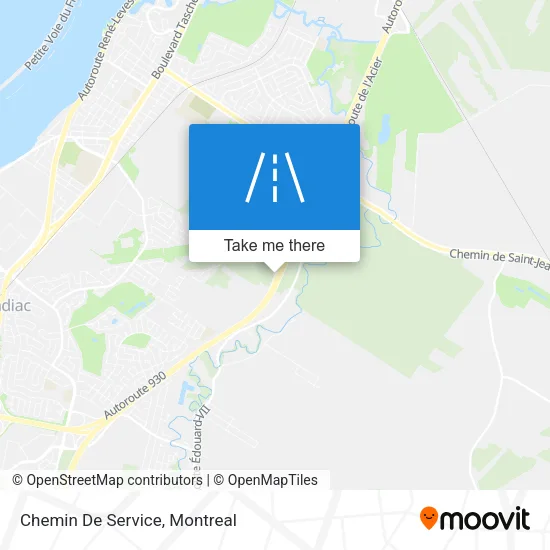 Chemin De Service map