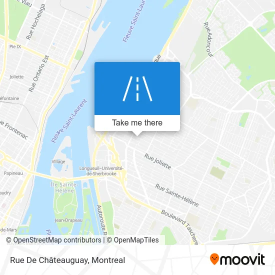 Rue De Châteauguay map
