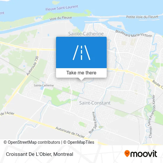 Croissant De L'Obier map