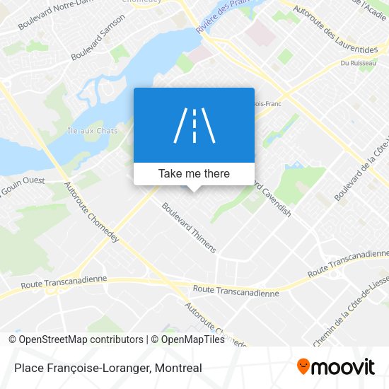 Place Françoise-Loranger map