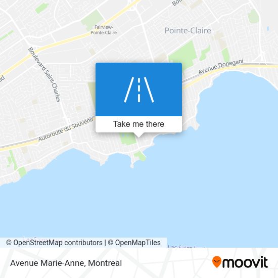 Avenue Marie-Anne map