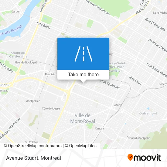 Avenue Stuart map