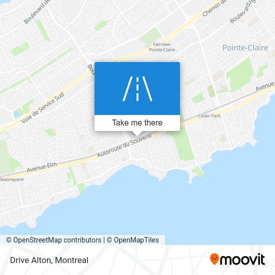 Drive Alton map