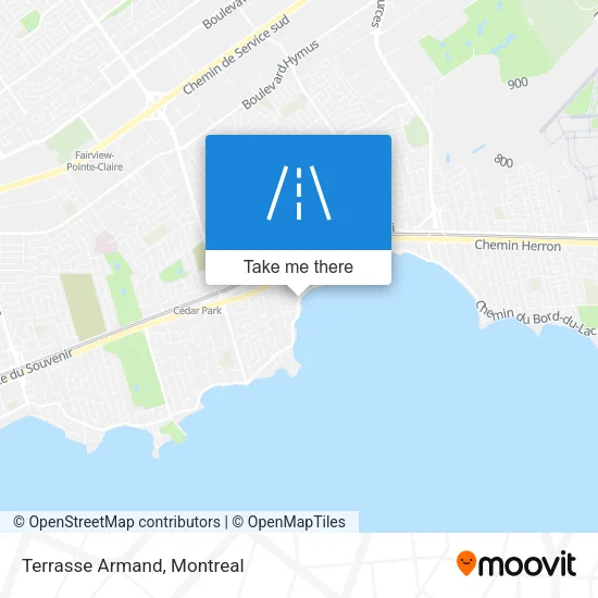 Terrasse Armand map