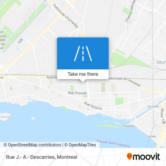 Rue J.- A.- Descarries map