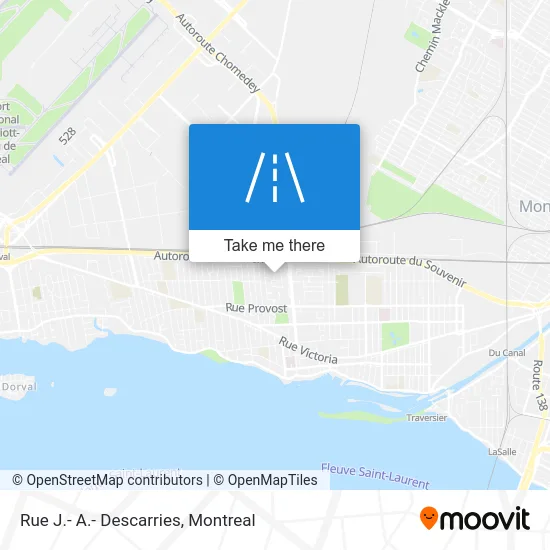 Rue J.- A.- Descarries map