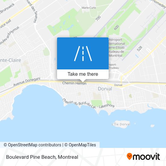 Boulevard Pine Beach map