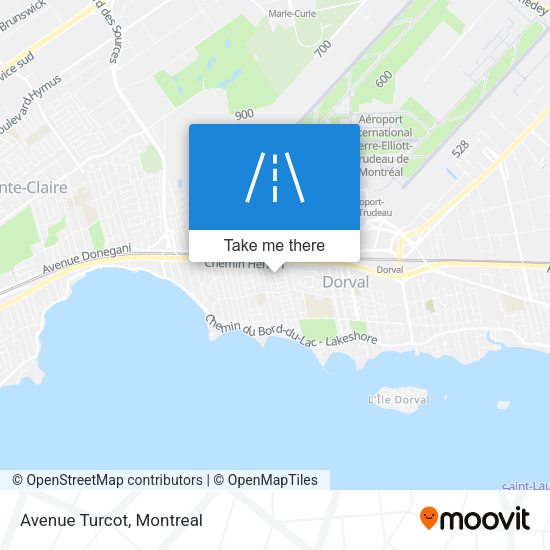 Avenue Turcot map