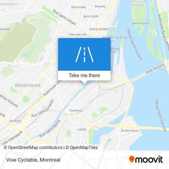 Voie Cyclable map