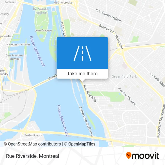 Rue Riverside map