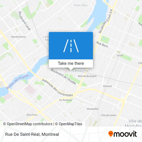 Rue De Saint-Réal map