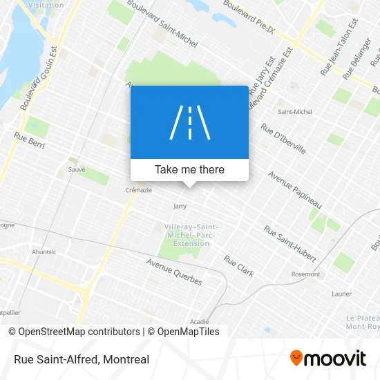 Rue Saint-Alfred map