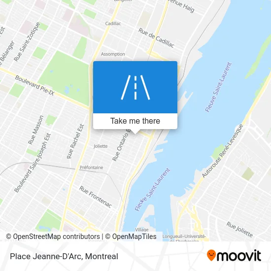 Place Jeanne-D'Arc map