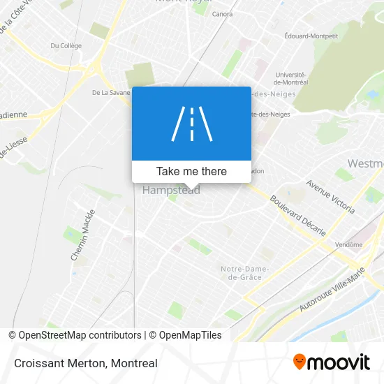 Croissant Merton map