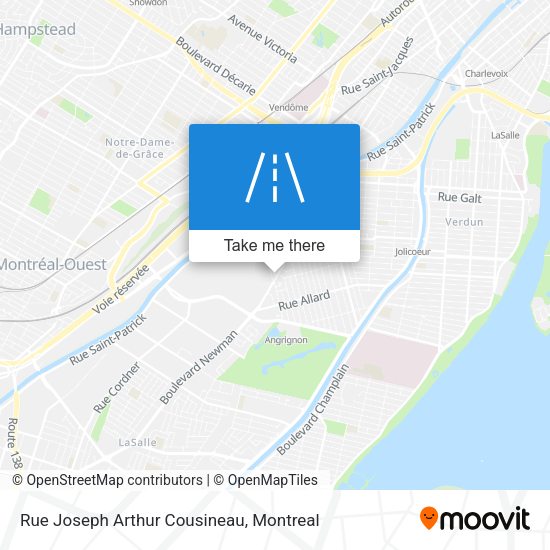 Rue Joseph Arthur Cousineau map