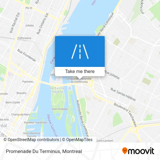 Promenade Du Terminus map