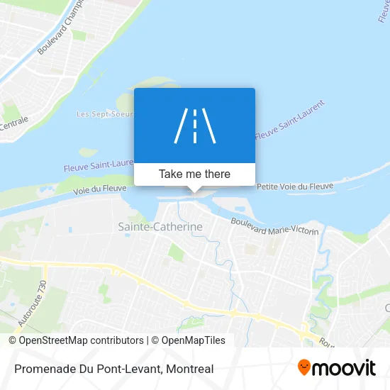 Promenade Du Pont-Levant map