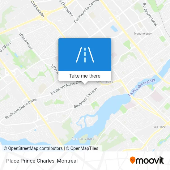 Place Prince-Charles map