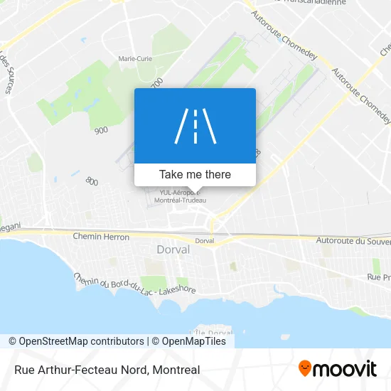 Rue Arthur-Fecteau Nord map