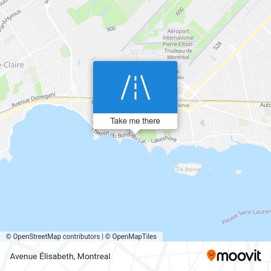 Avenue Élisabeth map