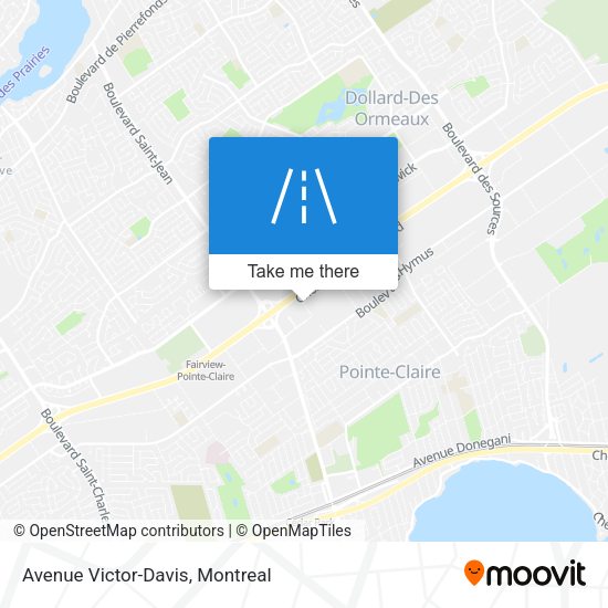 Avenue Victor-Davis map