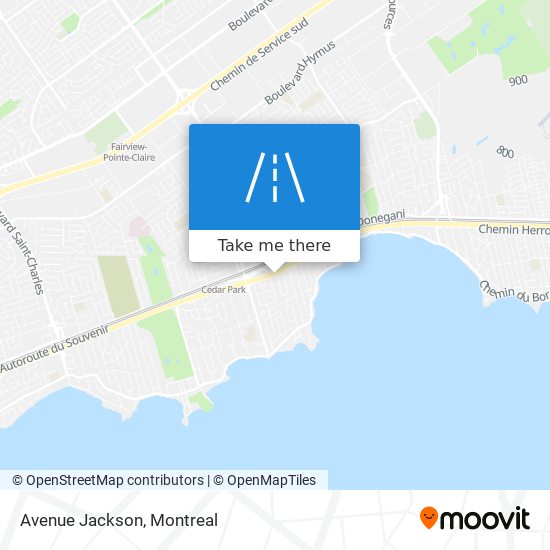 Avenue Jackson map