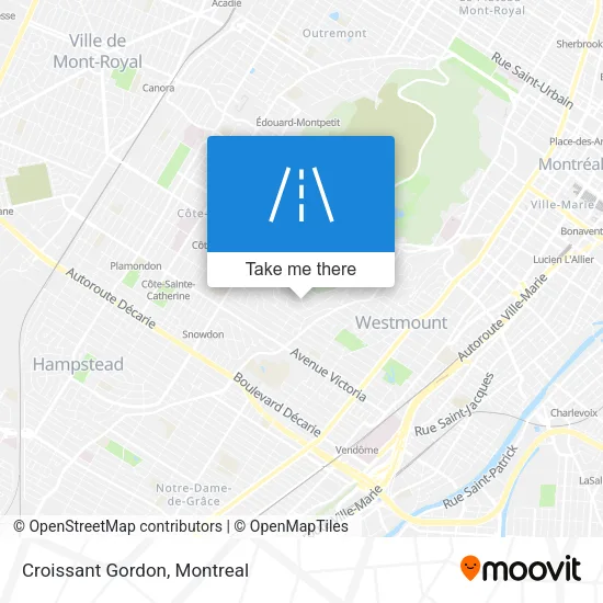 Croissant Gordon map
