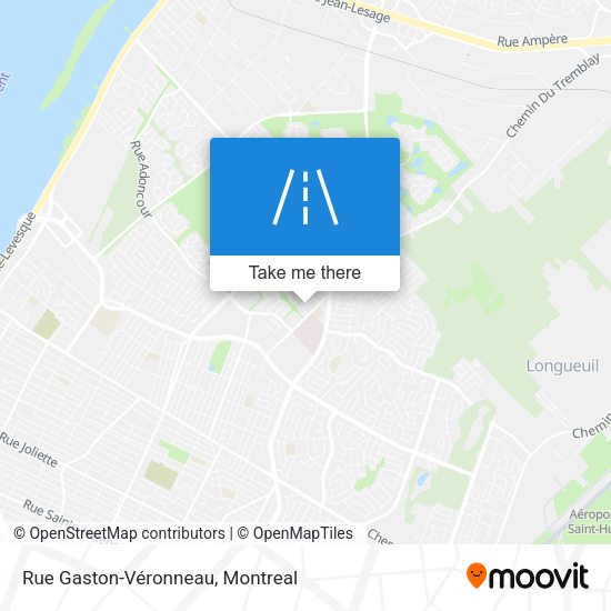 Rue Gaston-Véronneau map